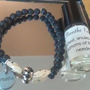 Lavender  Infused Beaded  bracelet